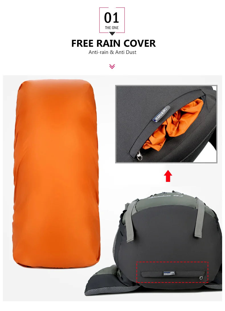 TrailBlazer™ 75L – Ultimate Adventure Hiking Backpack