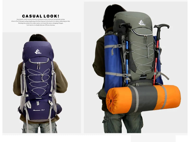 TrailBlazer™ 75L – Ultimate Adventure Hiking Backpack