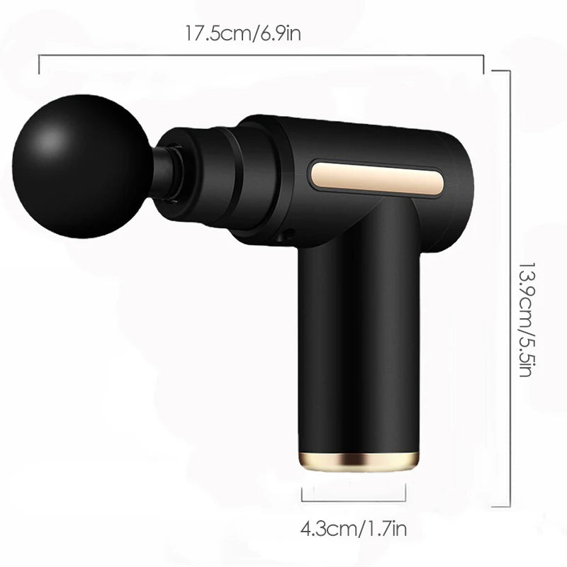 PulseRelief™ – Mini Handheld Massage Gun