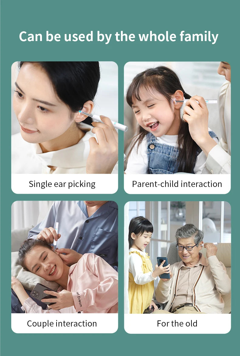 ClearView™ – Wireless Smart Ear Cleaner with HD Camera