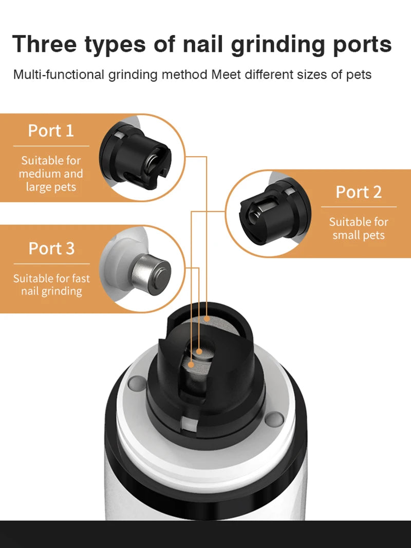 PawPerfect™ – LED Pet Nail Grinder & Trimmer