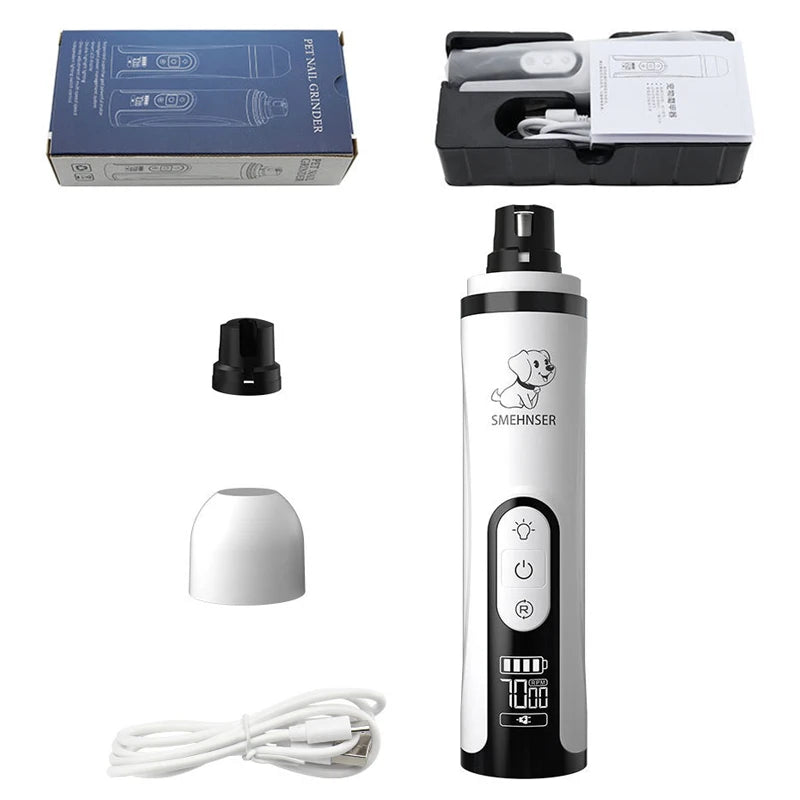 PawPerfect™ – LED Pet Nail Grinder & Trimmer