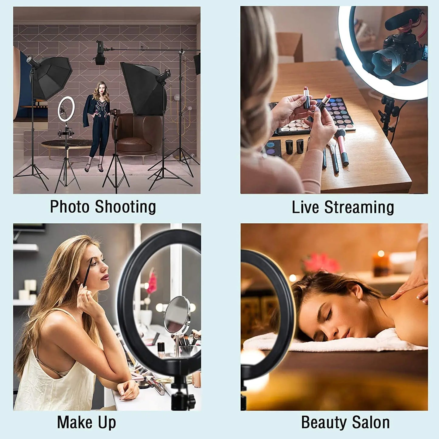 GlowPro™ – LED Selfie Ring Light with Tripod & Phone Holder