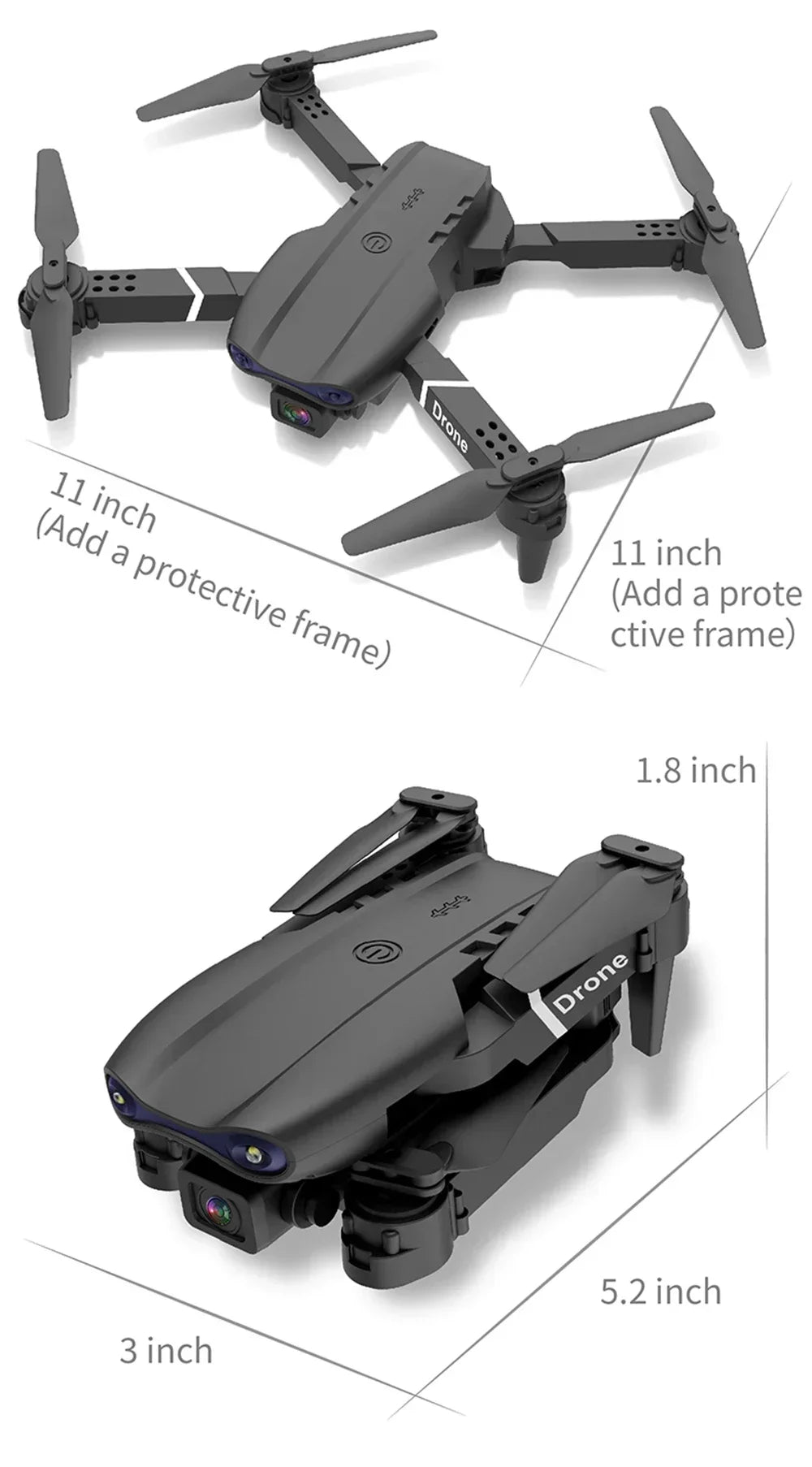 SkyGlide™ E99 – Foldable HD Camera Drone