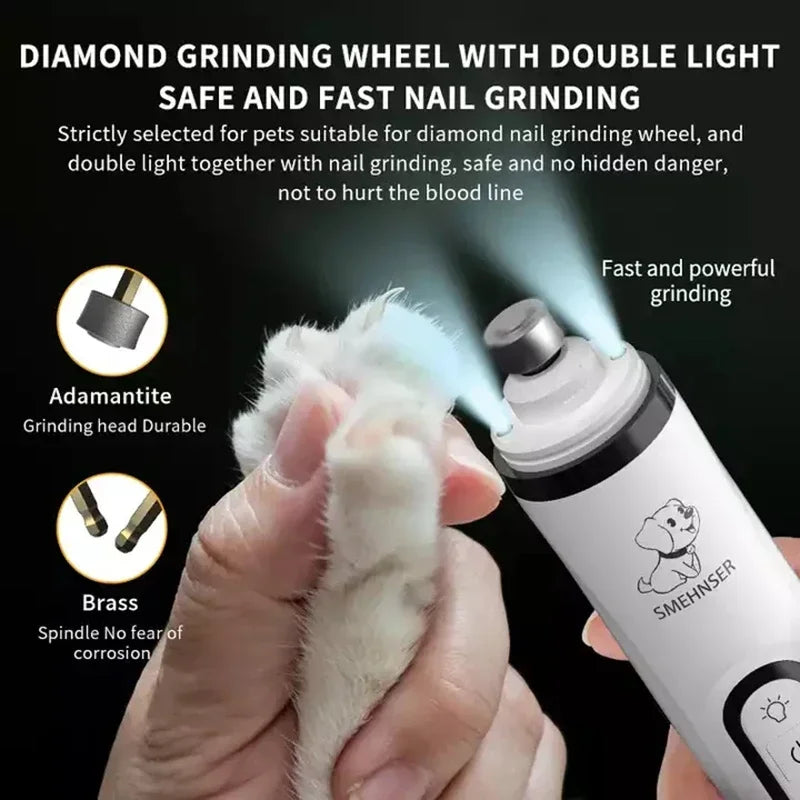 PawPerfect™ – LED Pet Nail Grinder & Trimmer