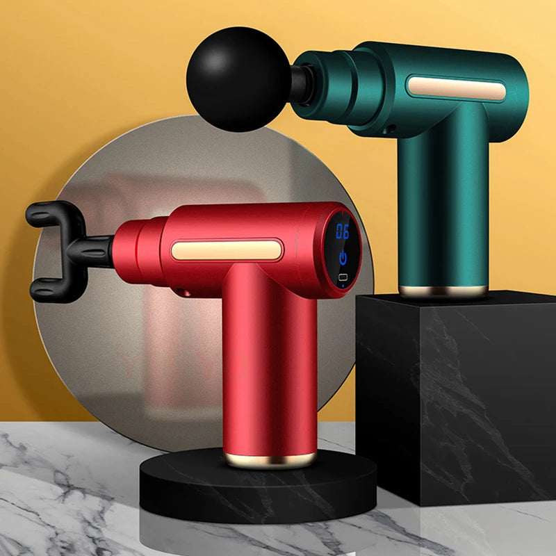 PulseRelief™ – Mini Handheld Massage Gun