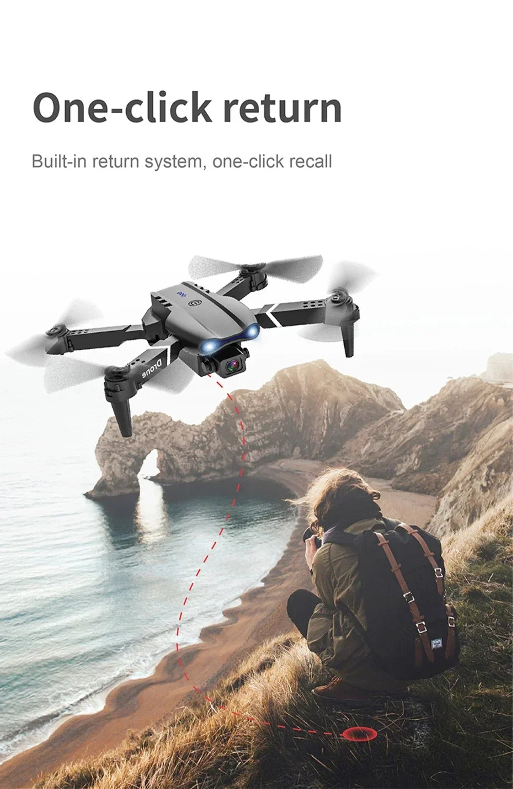 SkyGlide™ E99 – Foldable HD Camera Drone