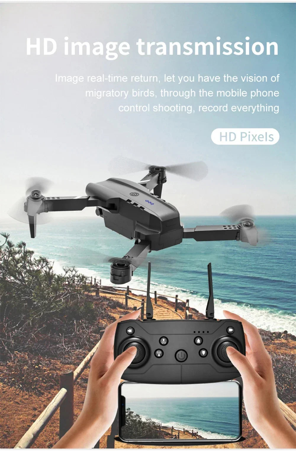 SkyGlide™ E99 – Foldable HD Camera Drone