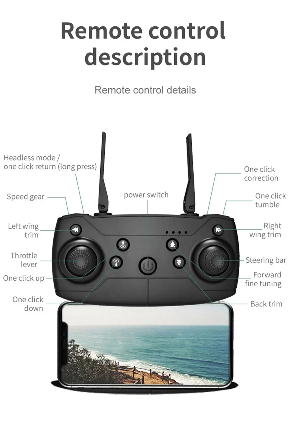 SkyGlide™ E99 – Foldable HD Camera Drone