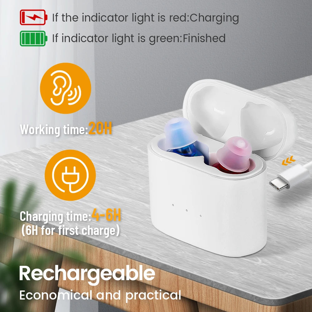 ClearTone™ – Rechargeable Invisible Hearing Aid