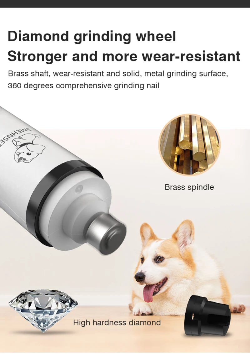 PawPerfect™ – LED Pet Nail Grinder & Trimmer