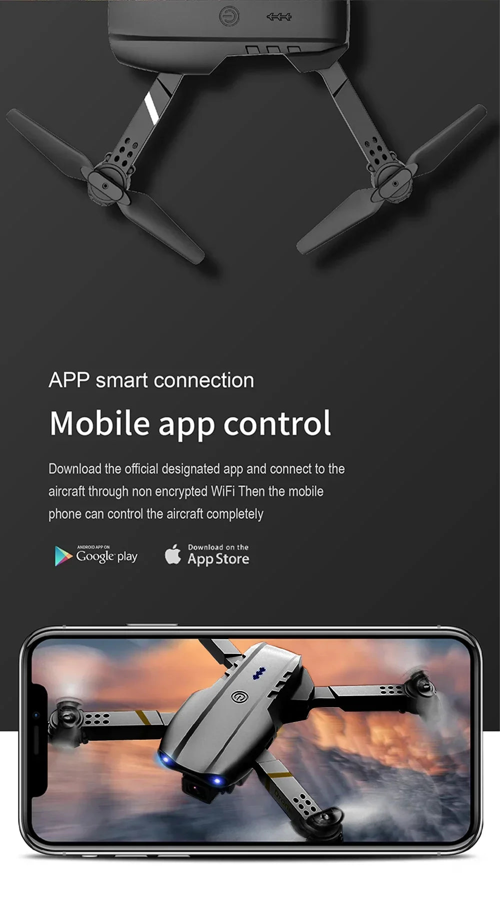 SkyGlide™ E99 – Foldable HD Camera Drone