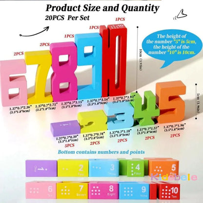 Little Genius Numbers™ – Wooden Learning Blocks