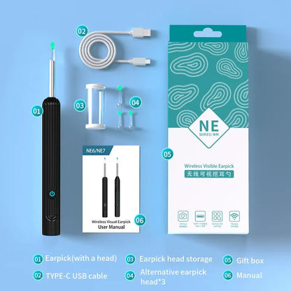 ClearView™ – Wireless Smart Ear Cleaner with HD Camera
