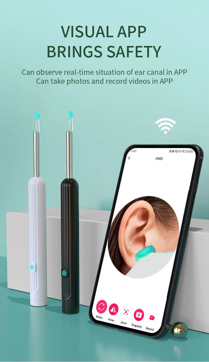 ClearView™ – Wireless Smart Ear Cleaner with HD Camera